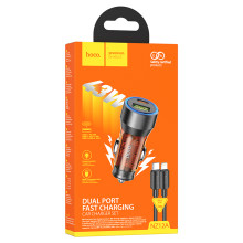 Hoco NZ12A Зарядное устройство автомобильное