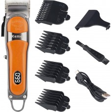 Kemei KM-1940 Grey/Orange Машинка для стрижки волос