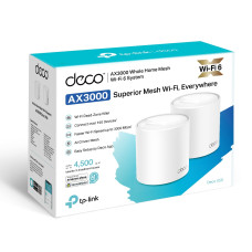 Home Mesh Wi-Fi 6 Router (2 Pack) TP-Link Deco X50 