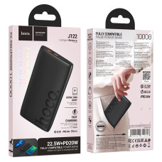 Hoco J122 Respect 10000mAh Black Universal batareya