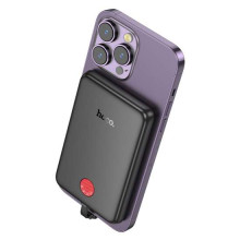 Hoco J133 5000 мАч Черный Внешний аккумулятор (Lightning кабель)