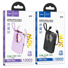 Hoco Q19 Lucky 10000 mAh Black Xarici akkumlyator