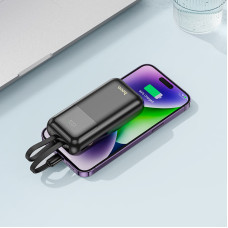 Hoco Q25 Graceful 10000mAh Black Xarici akkumulyator