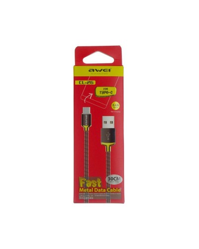 Кабель USB Type-C to USB Type-A AWEI CL-26